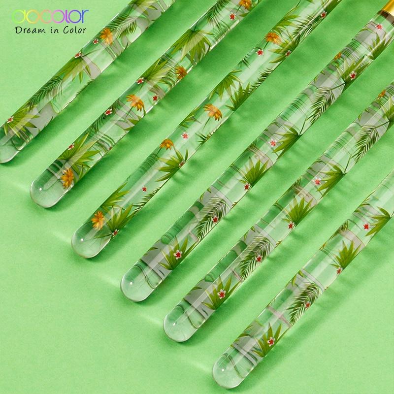 Docolor 14 шт., набор кистей для макияжа, профессиональная пудра, основа для теней, тени для век, кисти для макияжа, косметика, мягкие синтетические волосы