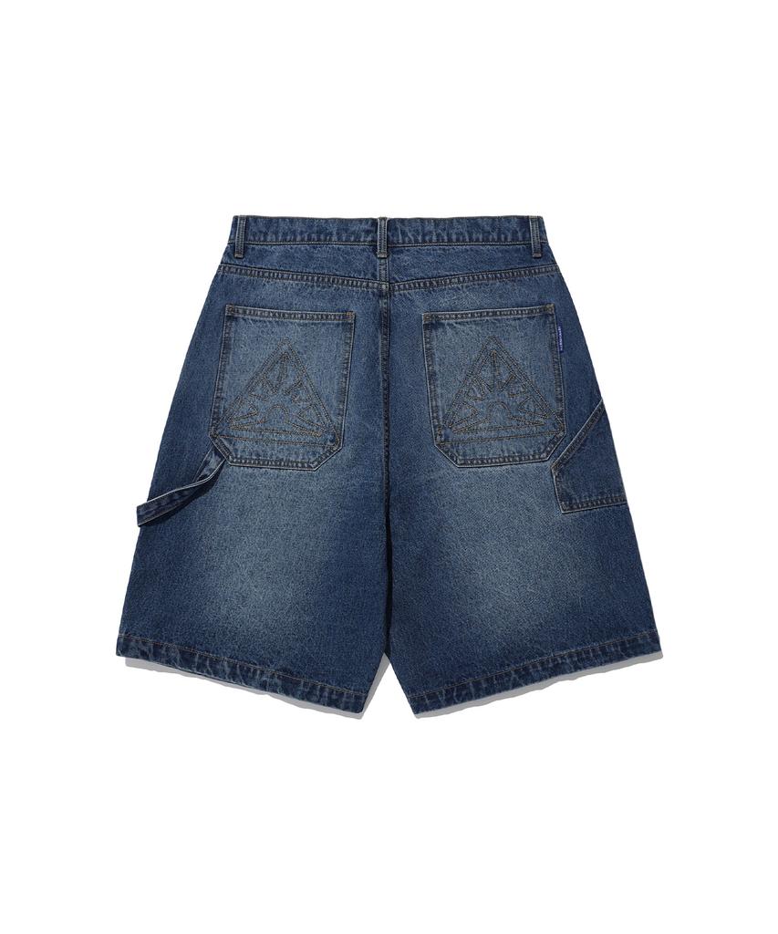ISTKUNST Double Knee Denim Shorts_Blue(Ik2Esmd161A)