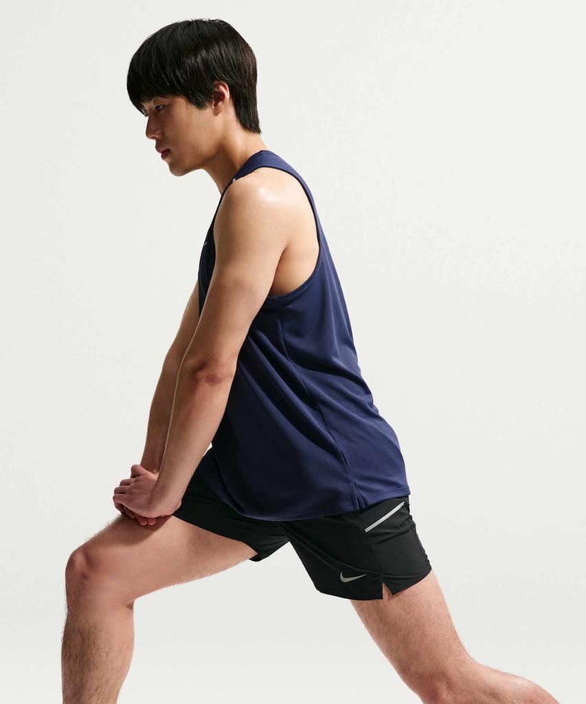 Nike Беговые шорты Miler Dry-Fit 5 дюймов с подкладкой M - Черный / If2061-010