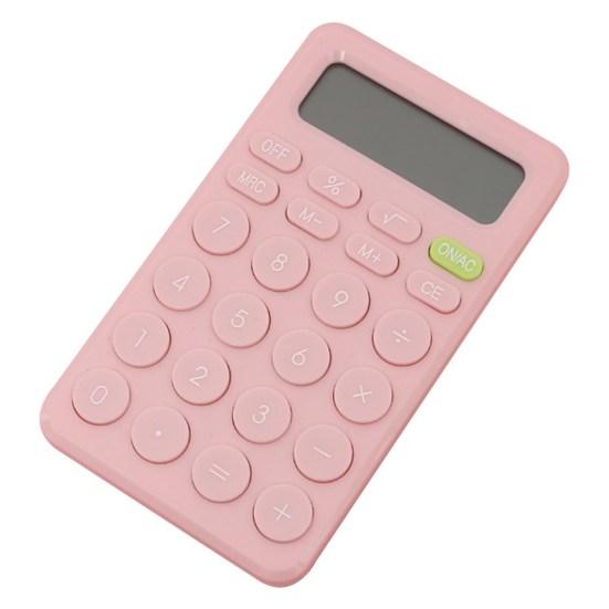 Student Calculator 8 Digits Professional Candy Color Small Portable Battery Operated LCD Display Student Calculator Office Supplies