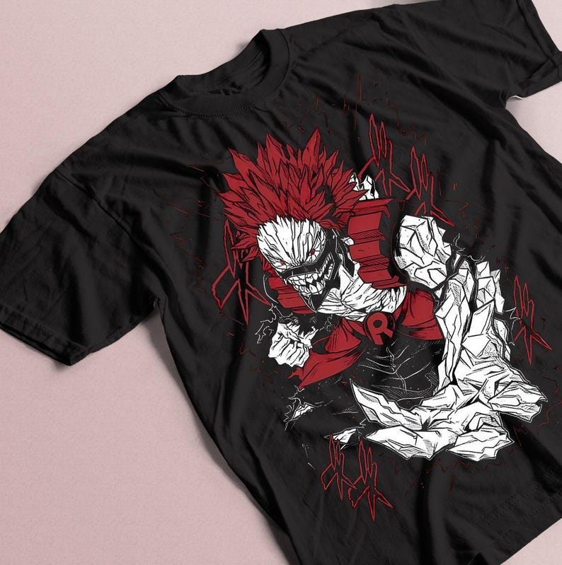 Summer My Hero Academia Deku Dark Hero Arc Manga Panel Aesthetic TShirt Unisex Oversized YK Streetwear Cotton Graphic Tee