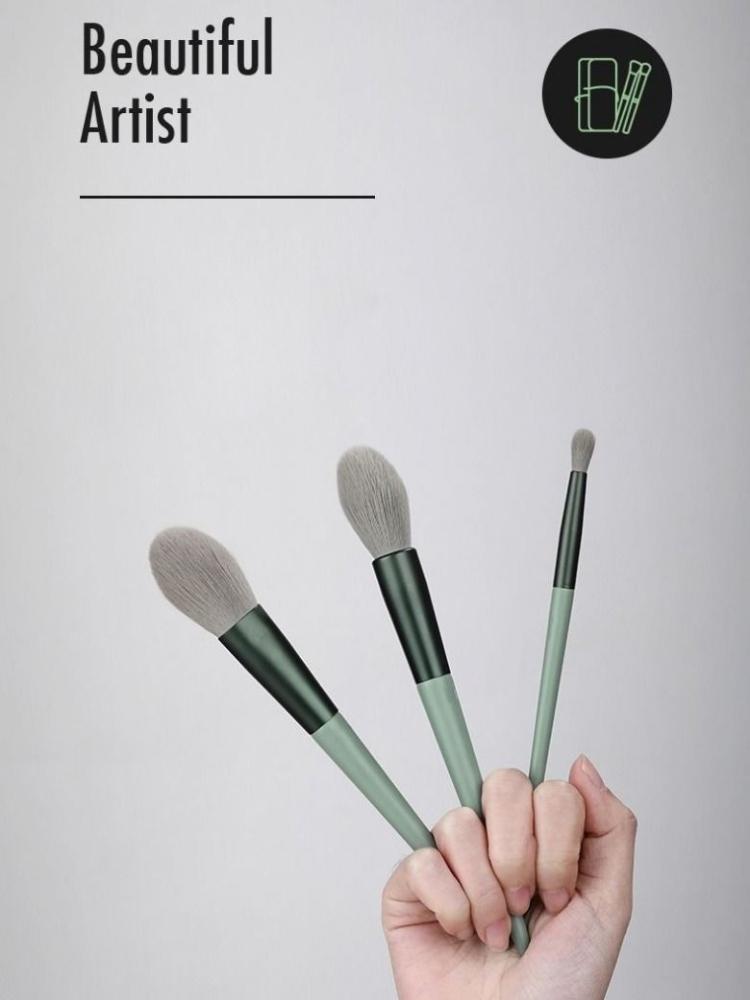 Профессиональный набор кистей для макияжа, мягкий мех, косметический хайлайтер, пудра, консилер, многофункциональный косметический набор инструментов