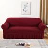 Seersucker Sofa Cover Elastic Sofa Slipcover Adjustable Sofa Cover Furniture Protector For Living Room Bedroom Office Home Decor