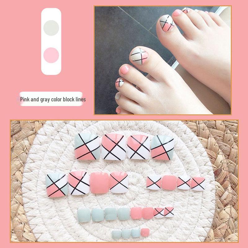 Press-On Toenail Art: Finished Nail Pieces and Wearable Patches