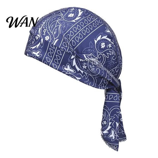 Cashew Print Turban Hat with Long Adjustable Straps Classic Street Style Pattern Breathable Soft Fabric Sweat-Absorbent Headscarf All Day Wear