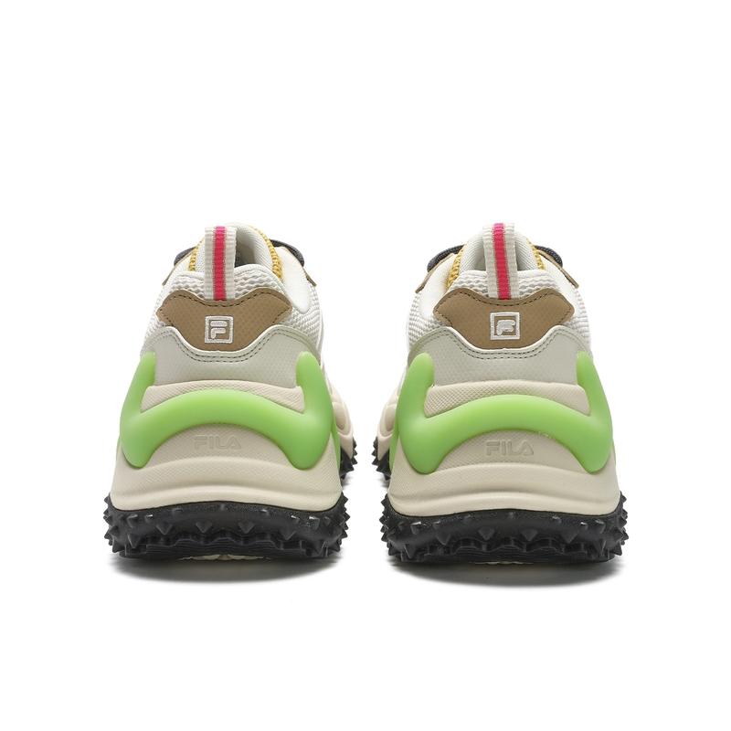 Fila София 3 Кроссовки "Елочка" Удобные Универсальные Амортизирующие Дышащие Низкие Повседневные Кроссовки Женские кроссовки Белый Светло-коричневый F12W431107FWS