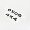 Glossy Black Letters 550G 4X4 850 550 D35 B40 D6S B63 Emblem for Mercedes Benz Brabus G Car Fender Trunk Rear W464 Logo Sticker EB2
