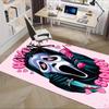 Ghost Face Office Carpet Soft Polyester Entrance Carpet Washable Non slip Machine Washable Indoor Ca