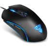 FANTECH Basic Wired Gaming Mouse X9 RGB 7 Macro Buttons Programmable True 4800 DPI Claw Grip Comfortable Beginner Gaming Mouse for Window PC Black