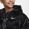 Nike Пуховик Swoosh Casual Simple Fashion Kids Jackets Black HQ8613-010