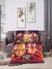Vintage HHazbin Hotel Alastor Blanket Super Soft Print Plush Throw Blanket For Couch Chair Sofa Bed Flannel Bedspread