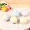 Soft Squeeze Toy Wax Cracking Ball Toy, Rainbow Gradient Stress Fidget Relief Crispy with Protective Cover, Party Favors Portable Reliever