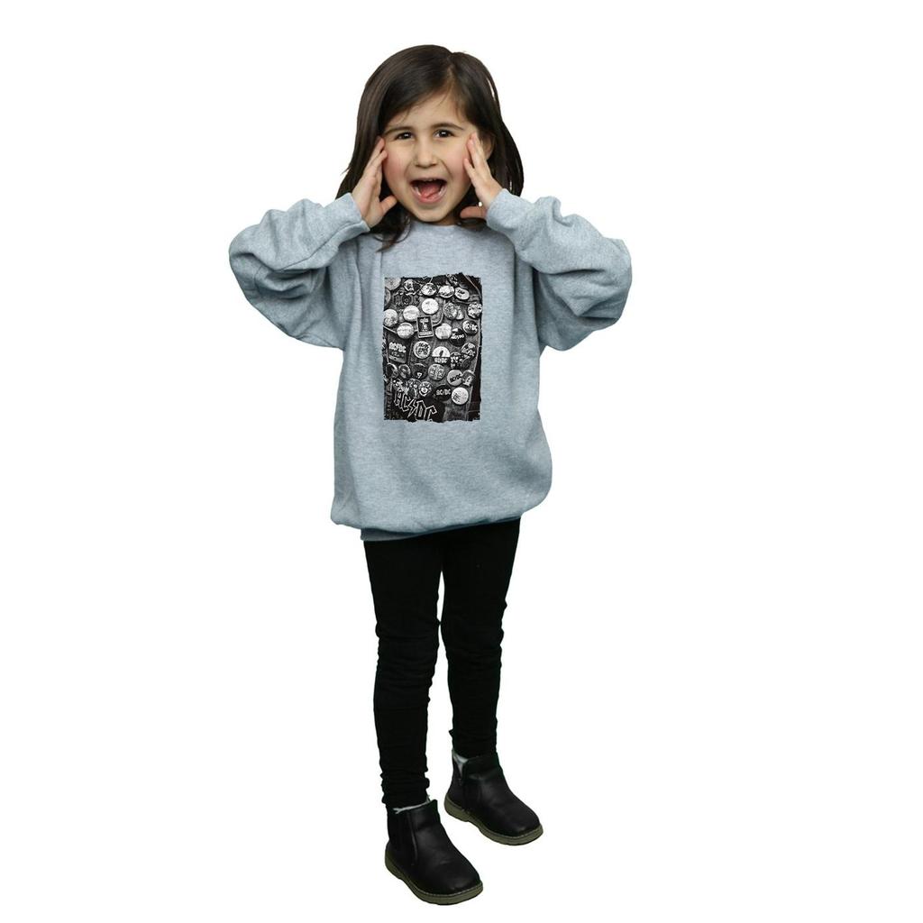 AC/DC Girls Badges Collection Sweatshirt