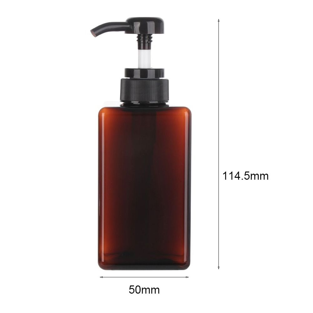 New Plastic Shower Gel Shampoo Clear Container Pump Liquid Soap Dispenser