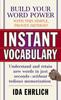 Книга Instant Vocabulary By Ida L.Ehrlich - Paperback
