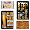 INEED Vintage Beer Metal Sign Poster Wall Decor Tin Sign Decorative Plate Iron Plaques Club Bar Home Man Cave Retro Decor