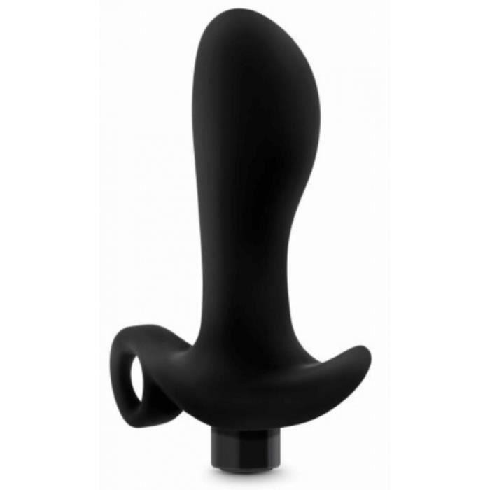 Stimulateur de prostate - Anal Adventures - Massager One - 8cm insérable - 3cm large - Silicone noir