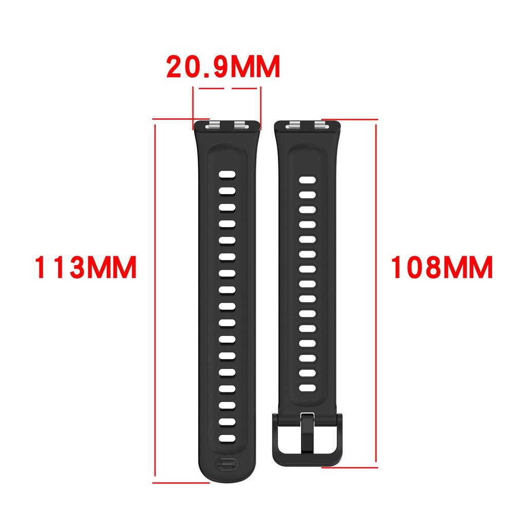 Волнистый силиконовый ремешок для Huawei Band 11/11 Pro - Новая модель