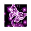 5D Pink Butterfly Rhinestone Stitch DIY Crystal Animal Art Needlework Home Office Embroidery Diamond Painting