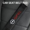 mksh9 1/2PCS Car Logo Seat Belt Shoulder Pad Protector Pad For Opel astra h astra j g corsa insignia zafira b vectra c corsa d vivaro