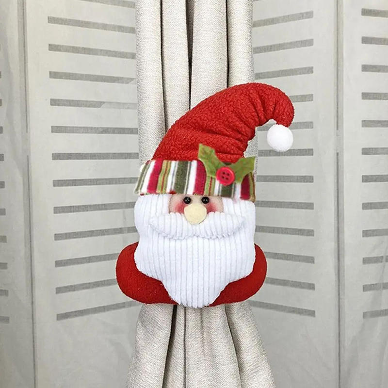 Мужчина/снеговик Пряжка Праздничное украшение Пряжка Рождественское украшение Липучка Подхват для штор