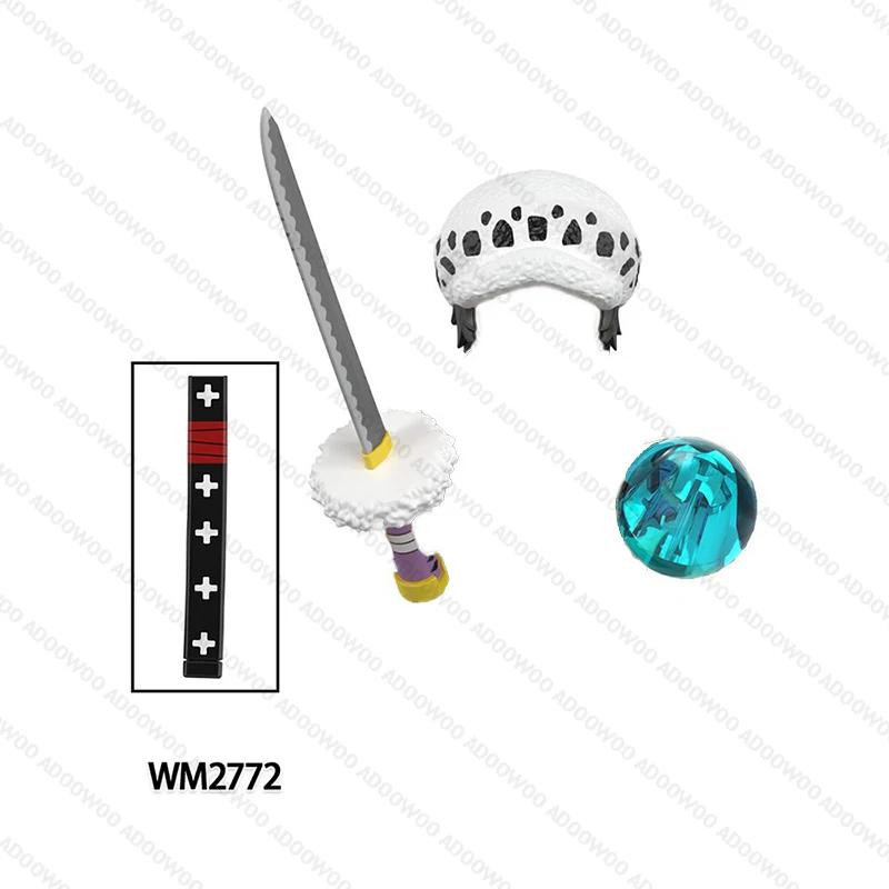 Горячая Мультяшная Аниме WM2746-WM2785 Фигурка Джоба Зоро Персонаж Японской Серии Кукла-Действие Модель Конструктор Игрушка Подарок