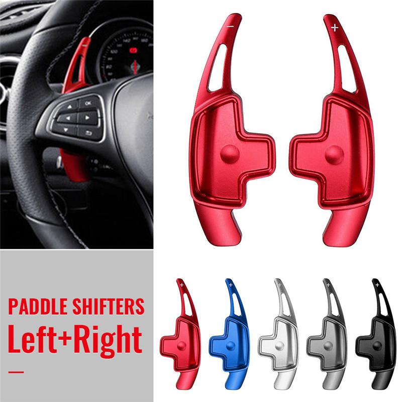 2 шт. удлинитель подрулевого переключателя передач, подходит для Mercedes Benz, алюминиевый сплав, подрулевой переключатель передач