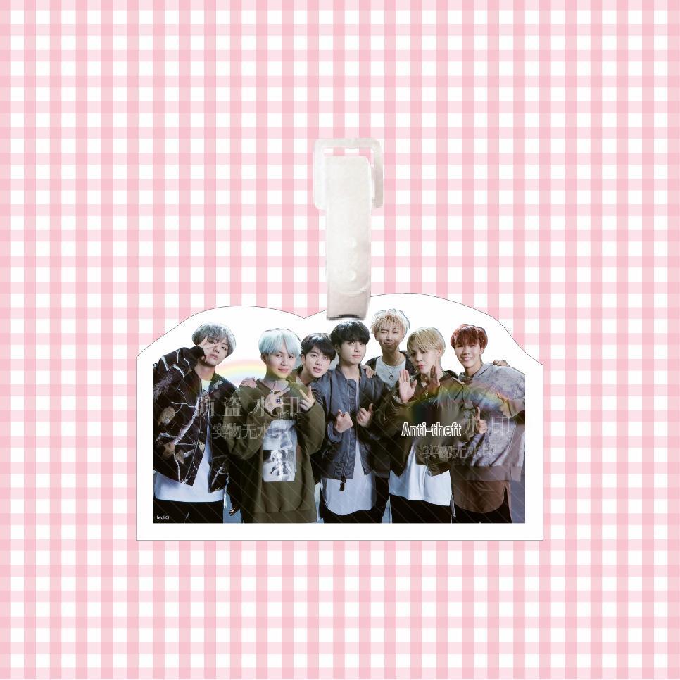 BTS Bangtan Boys Группа Бирка для багажа и Брелок Подвеска для рюкзака