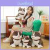 Cute Collar Dog Plush Toy Cartoon Doll Girls Children Birthday Gift Festival