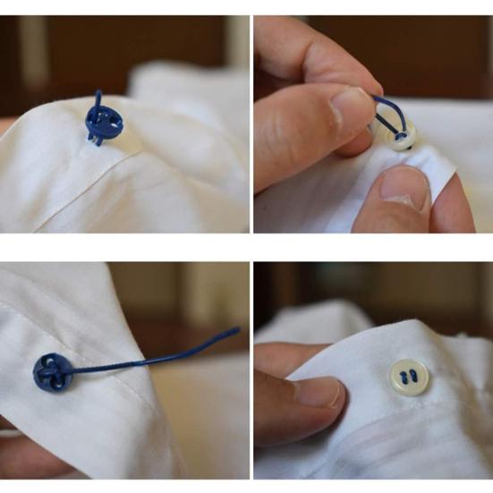 30Pcs Quick Button Repair Fixed Tool Needleless Sewing DIY Handmade Ornament