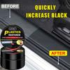 Car Plastic Restorer Back To Black Gloss Auto Interior Leather & Panel Renewal Wax Coating Agent Auto Polish And Repair Coating