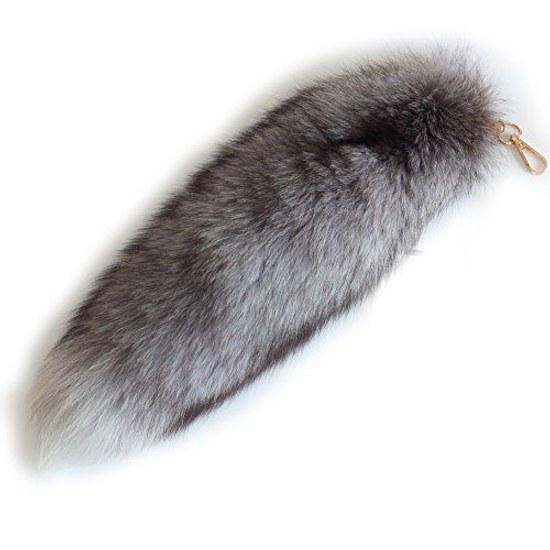 Fosrion Real Tail Fur Fashion Accessory Handbag Decoration Keychain Anime Toy