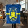 Племенной плед Brøndby IF, Высокое качество, Удобный для всех сезонов, Декор для дома, Тепло и уют