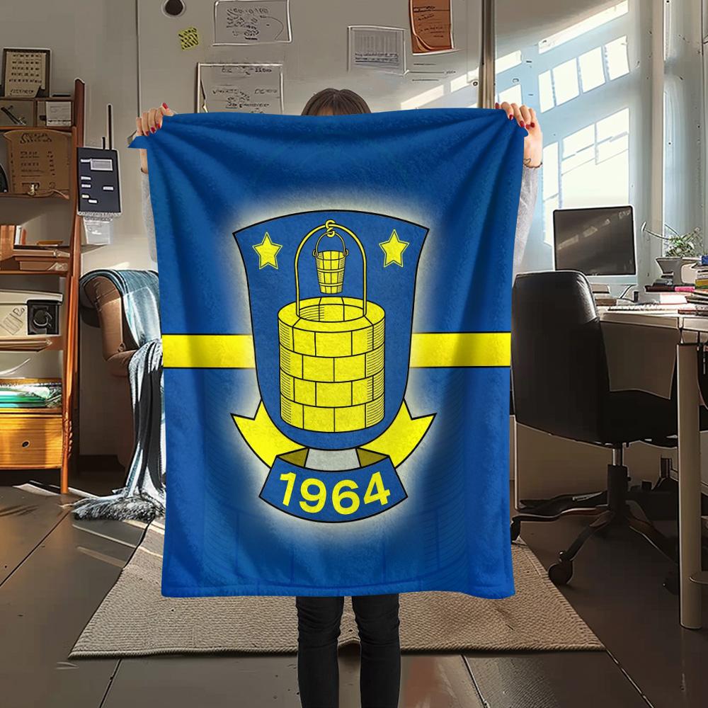 Племенной плед Brøndby IF, Высокое качество, Удобный для всех сезонов, Декор для дома, Тепло и уют