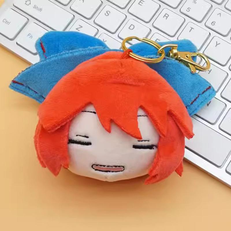 Fumo Hata no Kokoro Plush Toy Anime Touhou Project Japanese Game Stuffed Doll Soft Character with Removable Mask Kids Fans Gifts