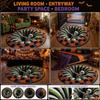 3D Round Non-Slip Carpet Color