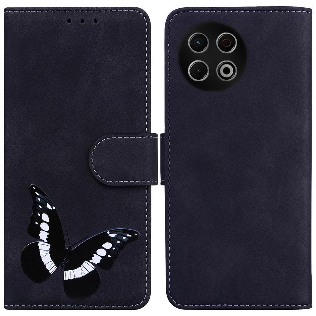 For TECNO Spark 30 Pro 4G Stand Case PU Leather Phone Cover Butterfly Printed