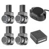 Intelligent Parking Assistance System 4 Sensor Probe Car Auto Reverse Radar 65dB Buzzer Alert Kit