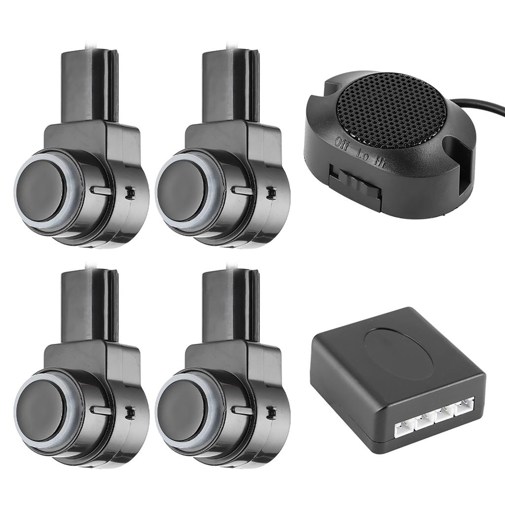 Intelligent Parking Assistance System 4 Sensor Probe Car Auto Reverse Radar 65dB Buzzer Alert Kit