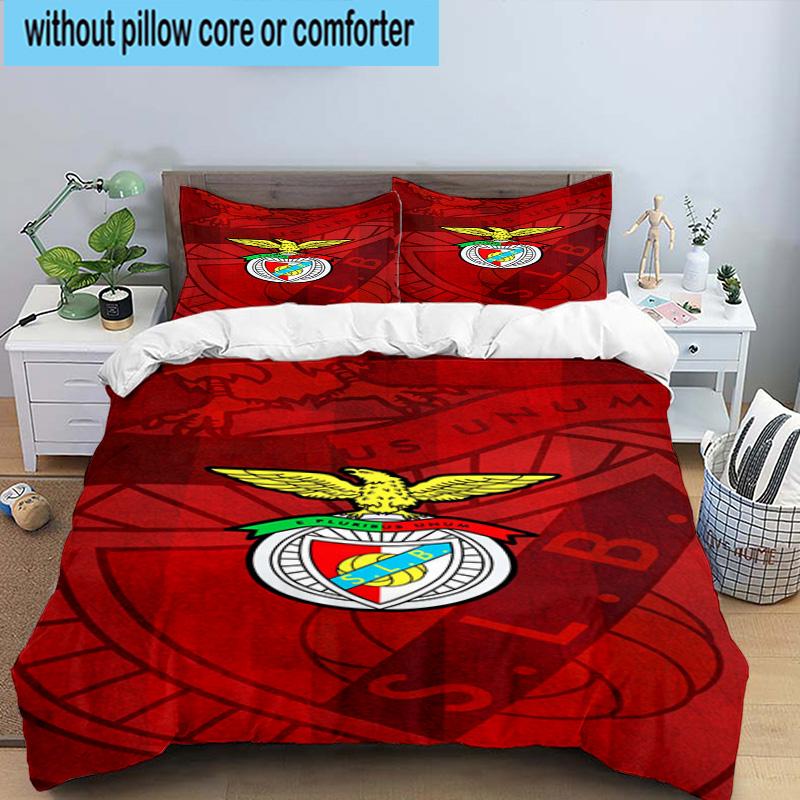 3PCS Football Club Eagle 3pcs Bedding,Including 3PCS Duvet Cover And 2pcs Pillowcases Perfect for Christmas,Ideal for Bedroom, Dormitory
