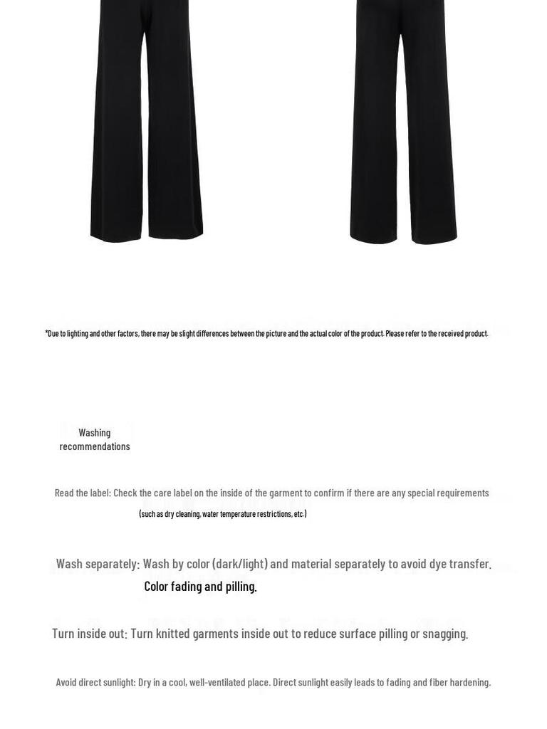 VEROMODA Women's Wool Blend Elastic Waist Casual Flared Pants