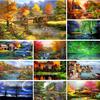 5D DIY Diamond Painting Landscape Rhinestone Art Picture Full Diamond Embroidery Mosaic Home Decor Landscape Cross Stitch Kit