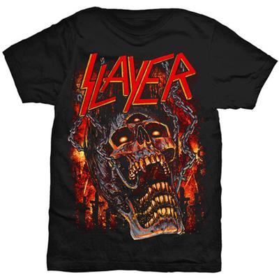 Футболка унисекс Slayer Bright Skull Tom Araya Thrash Metal