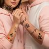 Talos 5 Sheets Lovers Tattoo Stickers, Fun Temporary Face Tattoos, Safe Waterproof Body Art Stickers for Couple Valentine's Day Anniversary