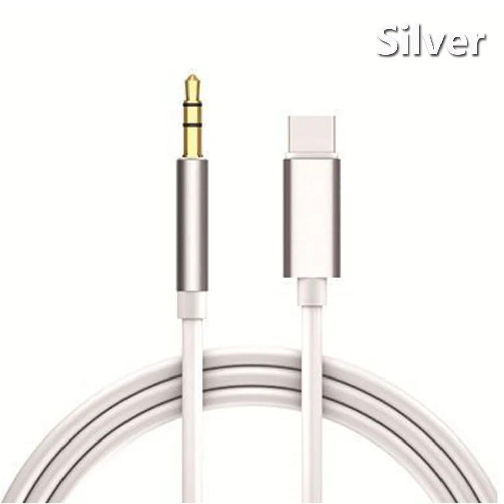 USB-C to 3.5mm AUX Audio Cable Type-C Aux Adapter Converter for Car Headphones Speakers 6