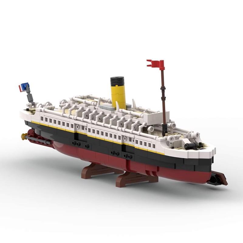 Обновленный набор Launch SS Nomadics Ship Model MOC Строительные Блоки Дисплей Конструкторы для Детей Взрослых Подарки на День Рождения