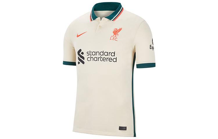 Nike Liverpool FC 2021/22 Dri-Fit Stadium Away SS Jersey Pale Ivory