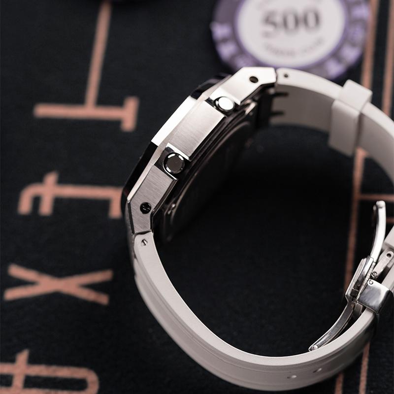 Casio Унисекс Часы с Жидкокристаллическим/Аналоговым Двойным Дисплеем Серия 48,5 мм Красные GA-2100-4A-