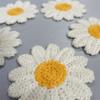 10Pcs  Daisy Flower Embroidered Patches Sew-on DIY Applique Clothing Badge Accessories