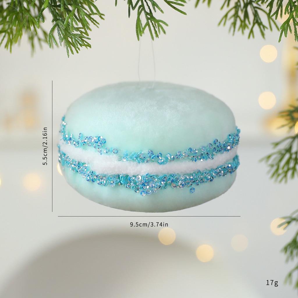 Christmas Fairy Tale Foam Macaron Ornaments For Holiday Tree Decor
